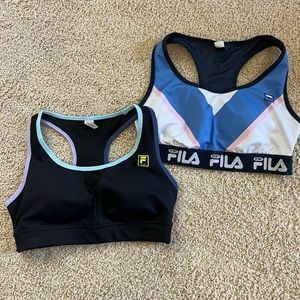 Fila Sports Bra, 2 pack size Medium